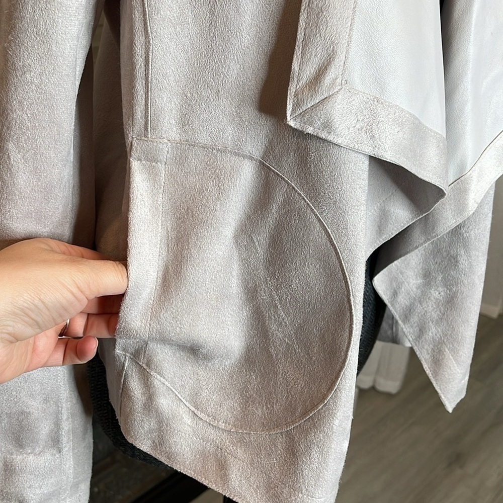 BB Dakota Women's Grey and Cream Jacket Small - Picture 5 of 9